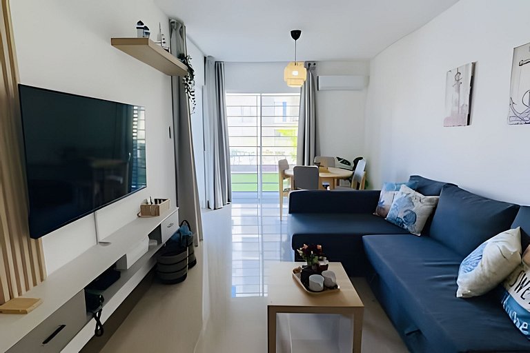 Moderno 1BR con Piscina y BBQ | Cerca de Downtown