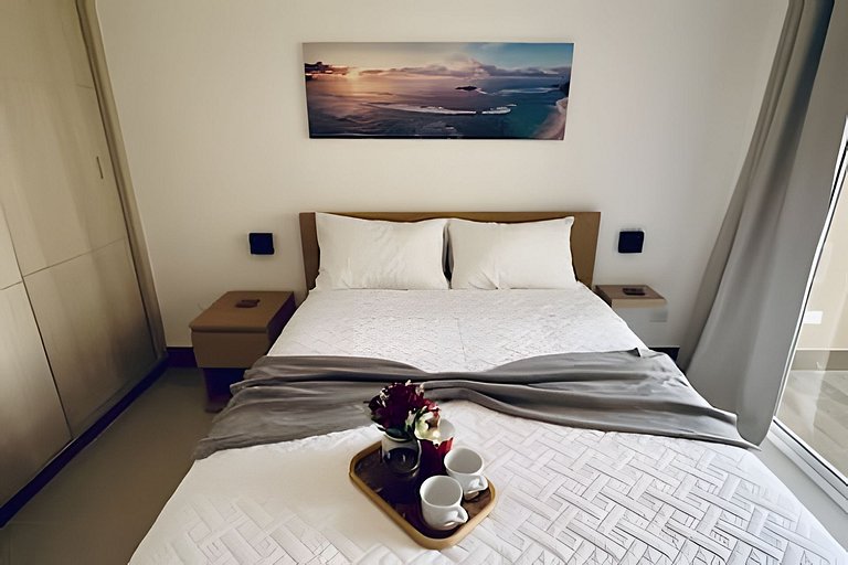 Moderno 1BR con Piscina y BBQ | Cerca de Downtown