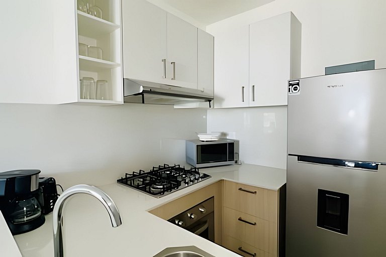 Moderno 1BR con Piscina y BBQ | Cerca de Downtown