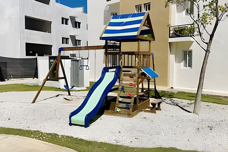 Moderno 1BR con Piscina y BBQ | Cerca de Downtown