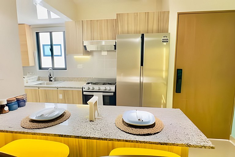 Moderno y Equipado | Piscina + Cerca de Coco Bongo