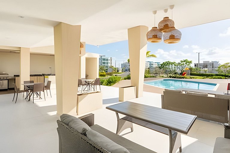 Moderno y Equipado | Piscina + Cerca de Coco Bongo