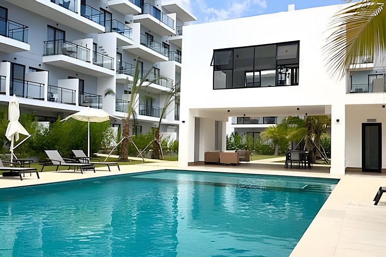 Estudio en Punta Cana | Balcón con Vista + Work