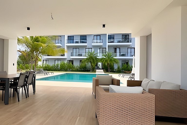 Estudio en Punta Cana | Balcón con Vista + Work