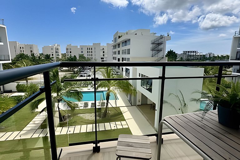 Estudio en Punta Cana | Balcón con Vista + Work