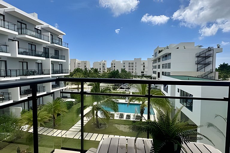 Estudio en Punta Cana | Balcón con Vista + Work
