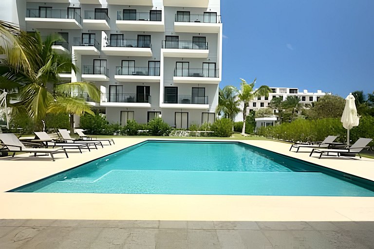 Estudio en Punta Cana | Balcón con Vista + Work