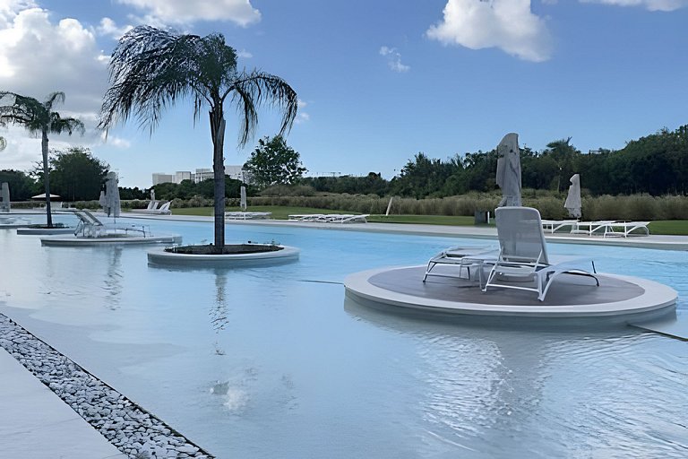 2BR en Cana Rock Star | Piscina & Cerca de Playa