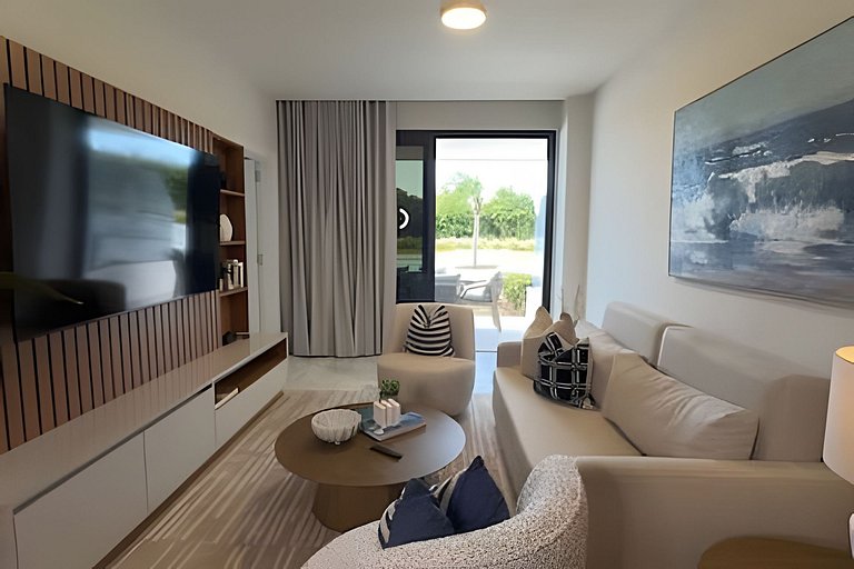 2BR en Cana Rock Star | Piscina & Cerca de Playa