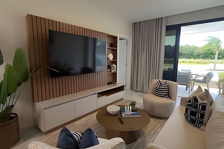 2BR en Cana Rock Star | Piscina & Cerca de Playa