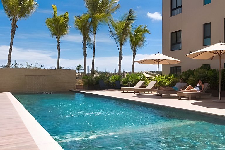 Greenwood Luxury 2BR | Pool View & Private Terrace