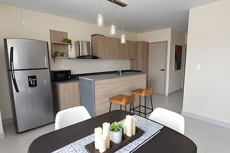 1BR en Punta Cana con Terraza, BBQ y Piscina