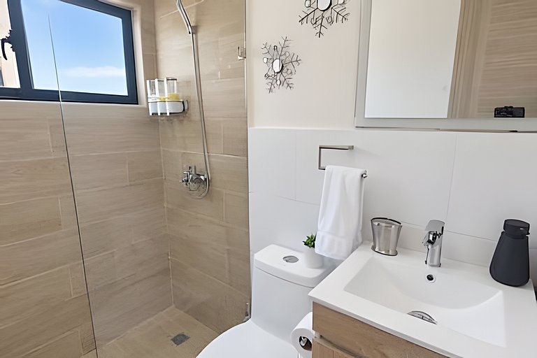 1BR en Punta Cana con Terraza, BBQ y Piscina