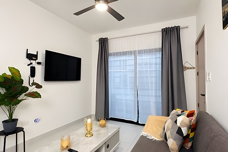 2BR en Punta Cana | Patio privado, Piscina y Gym