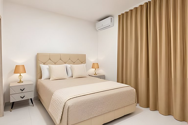 2BR en Punta Cana | Patio privado, Piscina y Gym