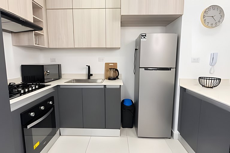 2BR en Punta Cana | Patio privado, Piscina y Gym