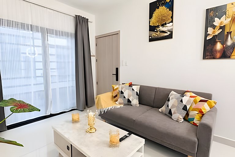 2BR en Punta Cana | Patio privado, Piscina y Gym