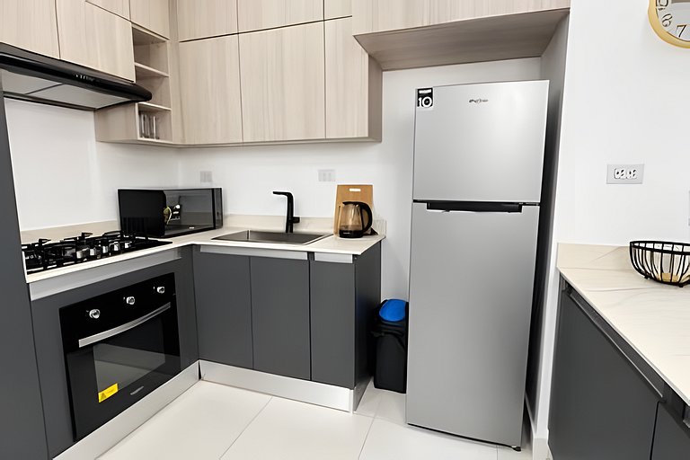 2BR en Punta Cana | Patio privado, Piscina y Gym